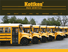 Tablet Screenshot of kottkesbus.com